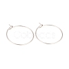316L Surgical Stainless Steel Hoop Earring Findings STAS-G229-07P-02-1
