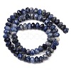 Natural Sodalite Beads Strands G-C259-A23-5x8mm-3