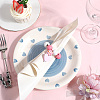 Heart Wood Beaded Napkin Rings AJEW-SC00039-4