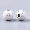 Plating Acrylic Beads X-PACR-Q113-10N-2