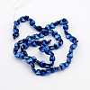 Electroplate Non-magnetic Synthetic Hematite Bead Strands G-J286-05F-2