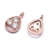 Brass Charms ZIRC-J040-34RG-01-NR-2