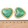 304 Stainless Steel Resin Pendants STAS-C174-19G-04-3