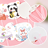 30Pcs Paper Hand Held Fan DIY-SP0002-06-6