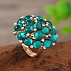 Transparent Resin with Alloy Finger Rings CX4663-2-1