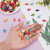 100Pcs Dyed Synthetic Turquoise Pendants PALLOY-HY00120-4