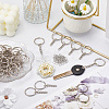 60Pcs Iron Split Key Rings DIY-SP0004-17P-3
