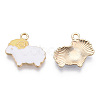 Alloy Enamel Pendants X-FIND-N048-024A-1