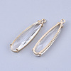 Transparent Glass Pendants X-GLAA-T007-15F-2