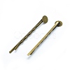 Iron Hair Bobby Pin Findings IFIN-L032-06AB-NF-2