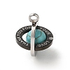 304 Stainless Steel Pendants STAS-L022-245P-1