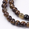 Natural Tiger Eye Round Bead Strands G-R200-6mm-3