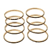 304 Stainless Steel Enamel Hinged Cuff Bangles for Women SA-CBAC920-15G-02-2