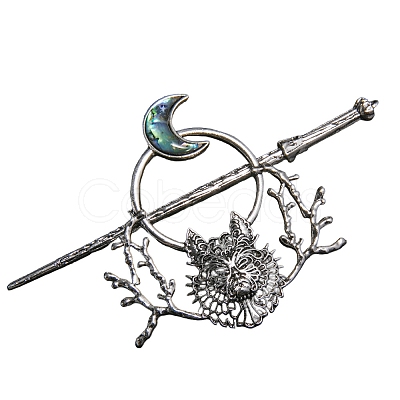 Tibetan Style Alloy Hair Sticks PW-WGEA195-02-1