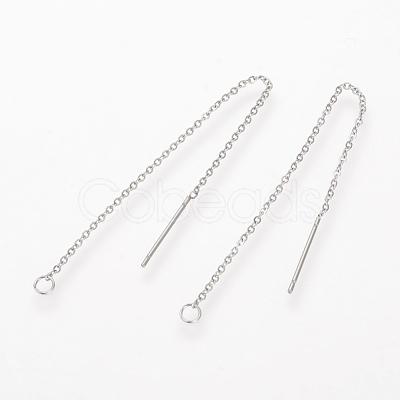 Tarnish Resistant 304 Stainless Steel Earring Findings STAS-S070-01-1