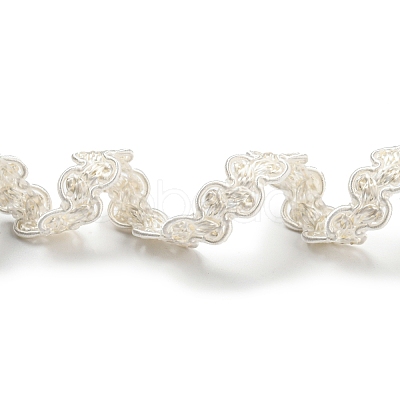 Polyester Wavy Lace Trim OCOR-K007-03B-1