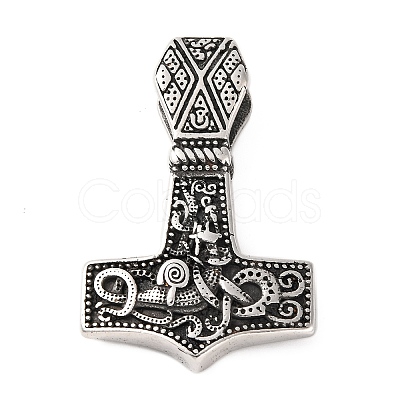316 Surgical Stainless Steel Big Pendants STAS-Z073-02AS-02-1