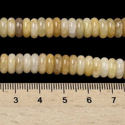 Natural Topaz Jade Beads Strands G-G329-A08-3x8mm-1