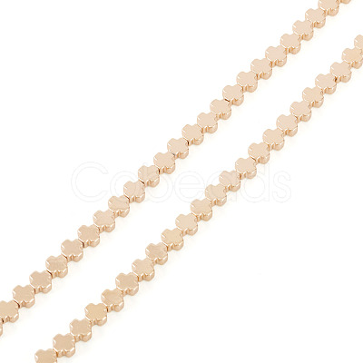 2 Strands Electroplated Synthetic Non-magnetic Hematite Beads Strands G-TA0001-63B-1