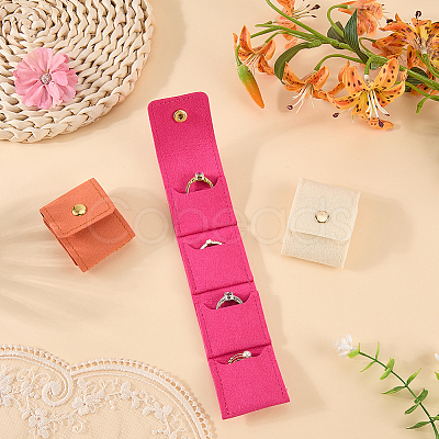 3Pcs 3 Styles PU Leather Jewelry Rolls ABAG-CL0001-70B-1