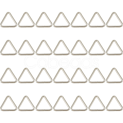 30Pcs Stainless Steel Triangle Ring Buckles STAS-DC0017-18-1