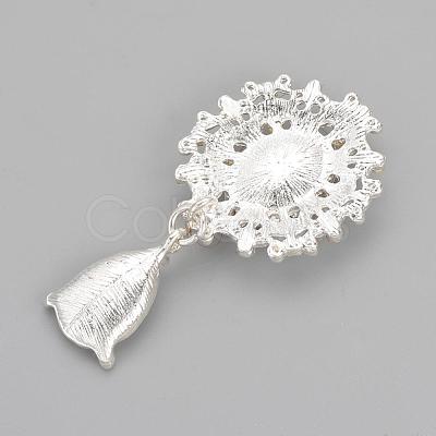 Alloy Flat Back Cabochons RB-S063-C03-1