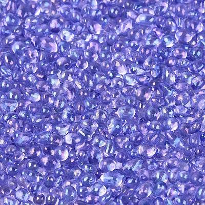 Transparent Electroplate Glass Beads EGLA-Q138-01H-1