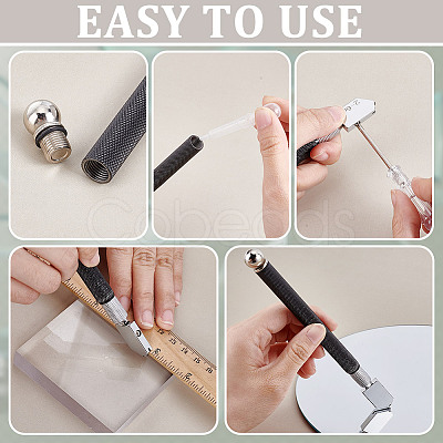 Alloy Glass Cutter Tool Sets TOOL-WH0125-114-1