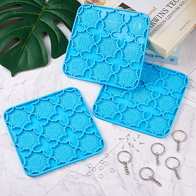 1 Set Square Silicone Molds DIY-TA0003-54-1