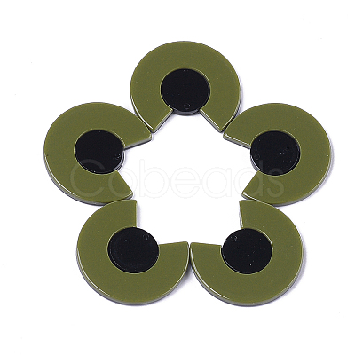 Cellulose Acetate(Resin) Pendants KY-S158-36B-1