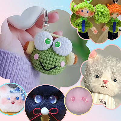 80Pcs 40 Styles Glass Doll Craft Eyes DIY-PH0030-60-1