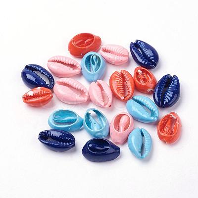 Natural Shell Beads BSHE-L036-18-1