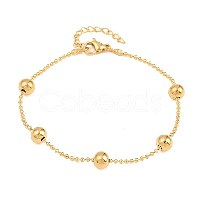 304 Stainless Steel Satellite Chain Bracelets BJEW-D458-01G-1