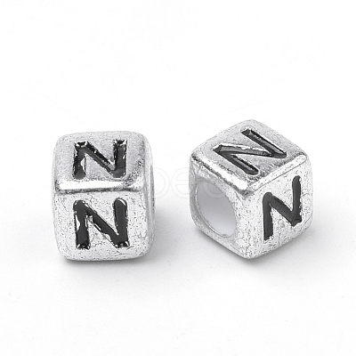 Plated Acrylic Beads PB43C9308-N-1