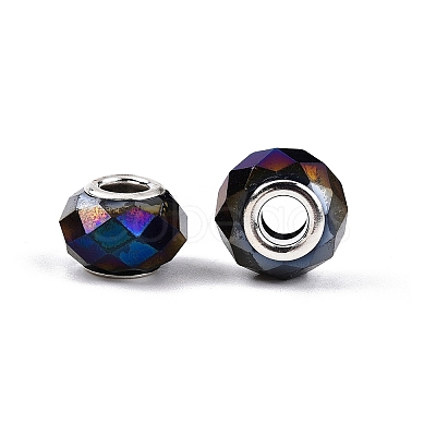 Glass European Beads GPDL-N004-A14mm-A01-1