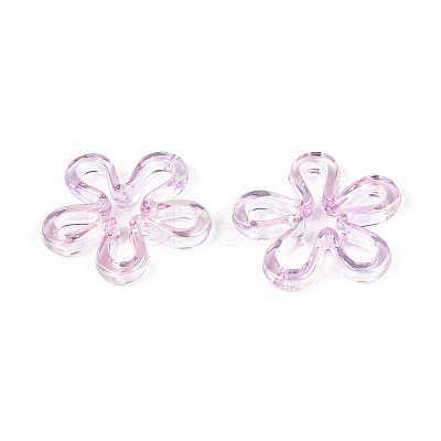 Plated UV Acrylic Beads LS-TACR-S161-04B-1