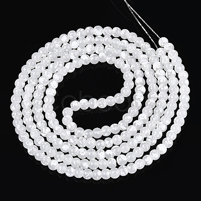 Baking Paint Glass Beads Strands DGLA-N015-6mm-M-1