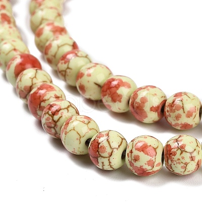 Synthetic Turquoise Beads Strands TURQ-F019-03B-1