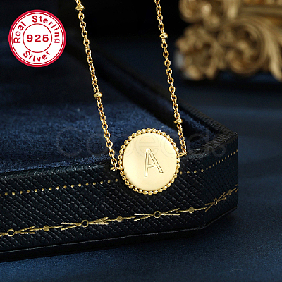 Golden 925 Sterling Silver Pendant Necklaces SZ6365-1-1