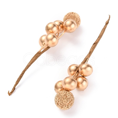 Foam Artificial Christmas Berries with Branch DIY-B019-02A-1
