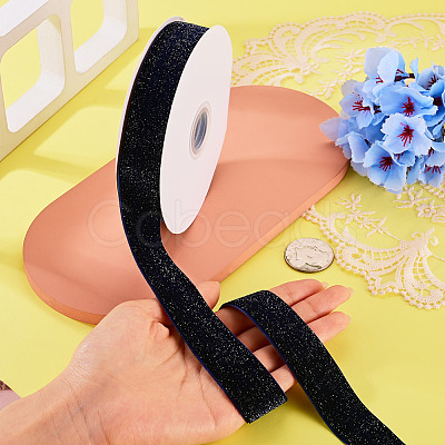10 Yards Polyester Velvet Ribbon OCOR-TA0004-13F-1