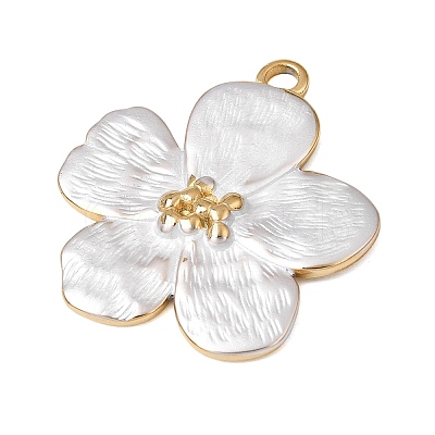 304 Stainless Steel Enamel Pendants SA-CBAFCBF-06G-04-1