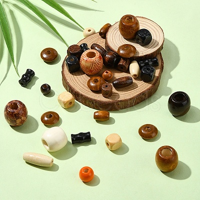 480Pcs Natural Wood Beads WOOD-YW0001-16-1