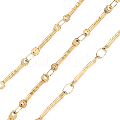 304 Stainless Steel Bar Link Chains CHS-H116-01C-G-1