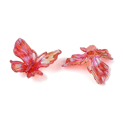 Transparent Plastic Pendants KY-N025-44H-1