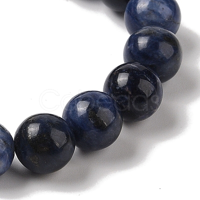 10mm Round Natural Sodalite Braided Bead Bracelets BJEW-C067-01C-03-1