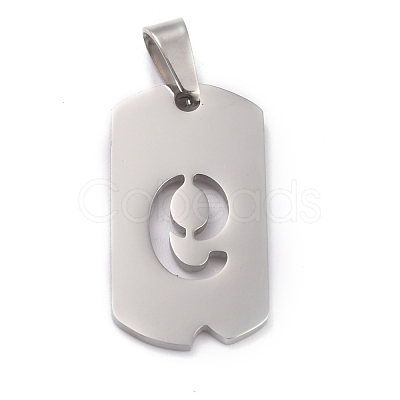Non-Tarnish 304 Stainless Steel Pendants STAS-O127-B09-1