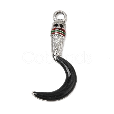 304 Stainless Steel Enamel Pendants SA-CBAA487-34P-1