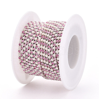 Iron Rhinestone Cup Chains CH-N005-02G-1