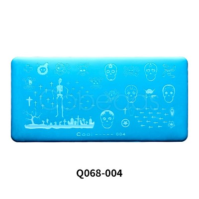 Stainless Steel Nail Art Stamping Plates MRMJ-Q068-004-1